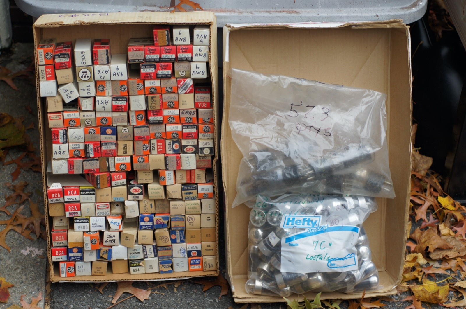 HUGE Lot of Vintage Vacuum Tubes Various Brands Radio/TV Industrial. See Below