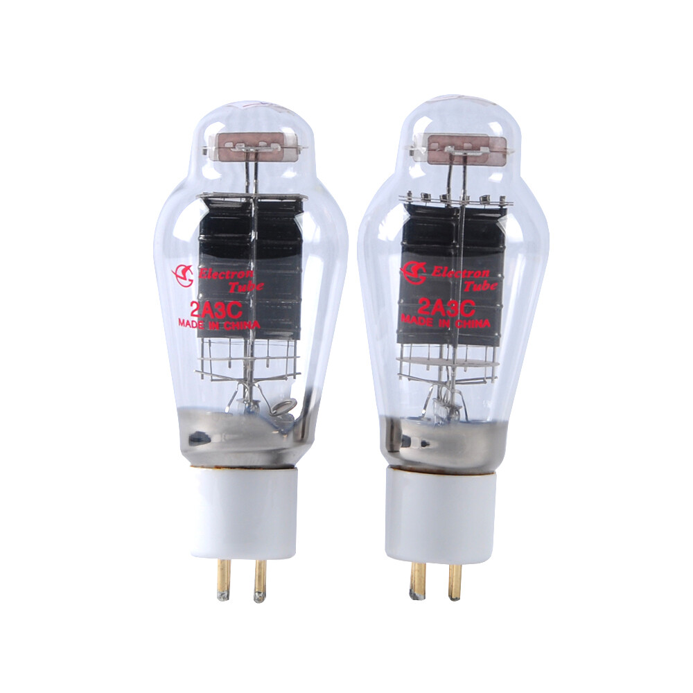 One Matched Pair Electron Shuguang Audio Tested Vacuum Tube 2A3C Valve Amplifier