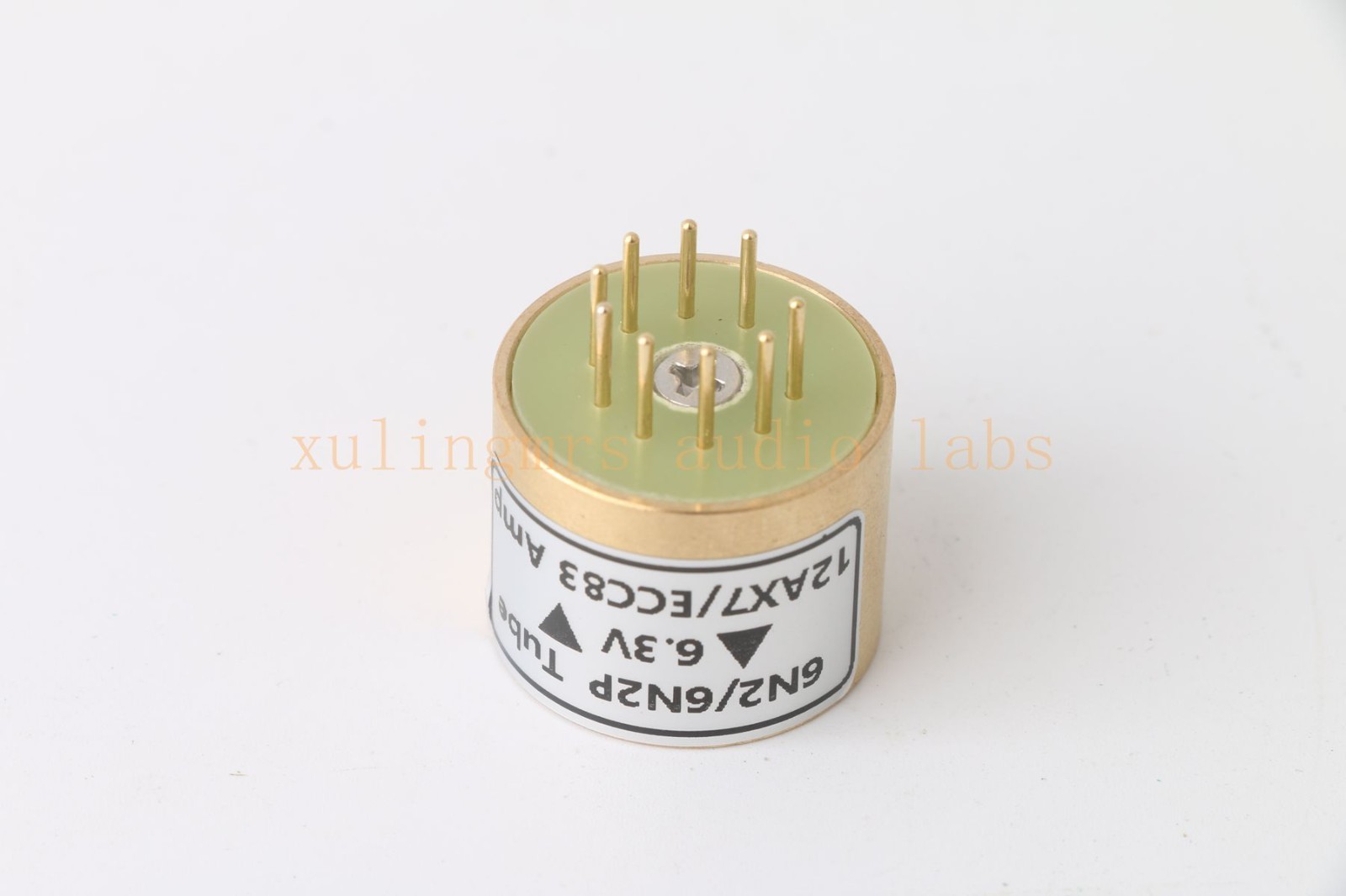 Pair 2pcs 6.3V 12AX7 ECC83(Amp socket) to 6N2 6N2P tube converter adapter