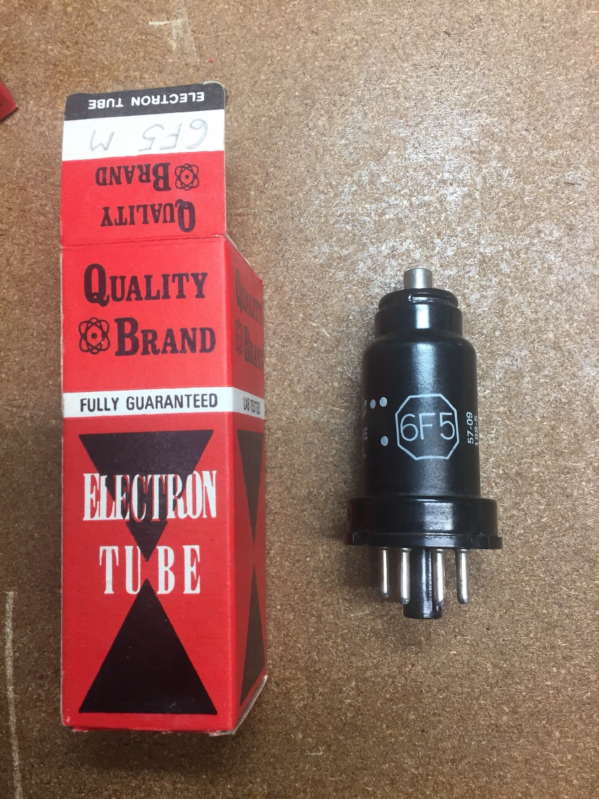 Used TV-7 tested 6F5 tube