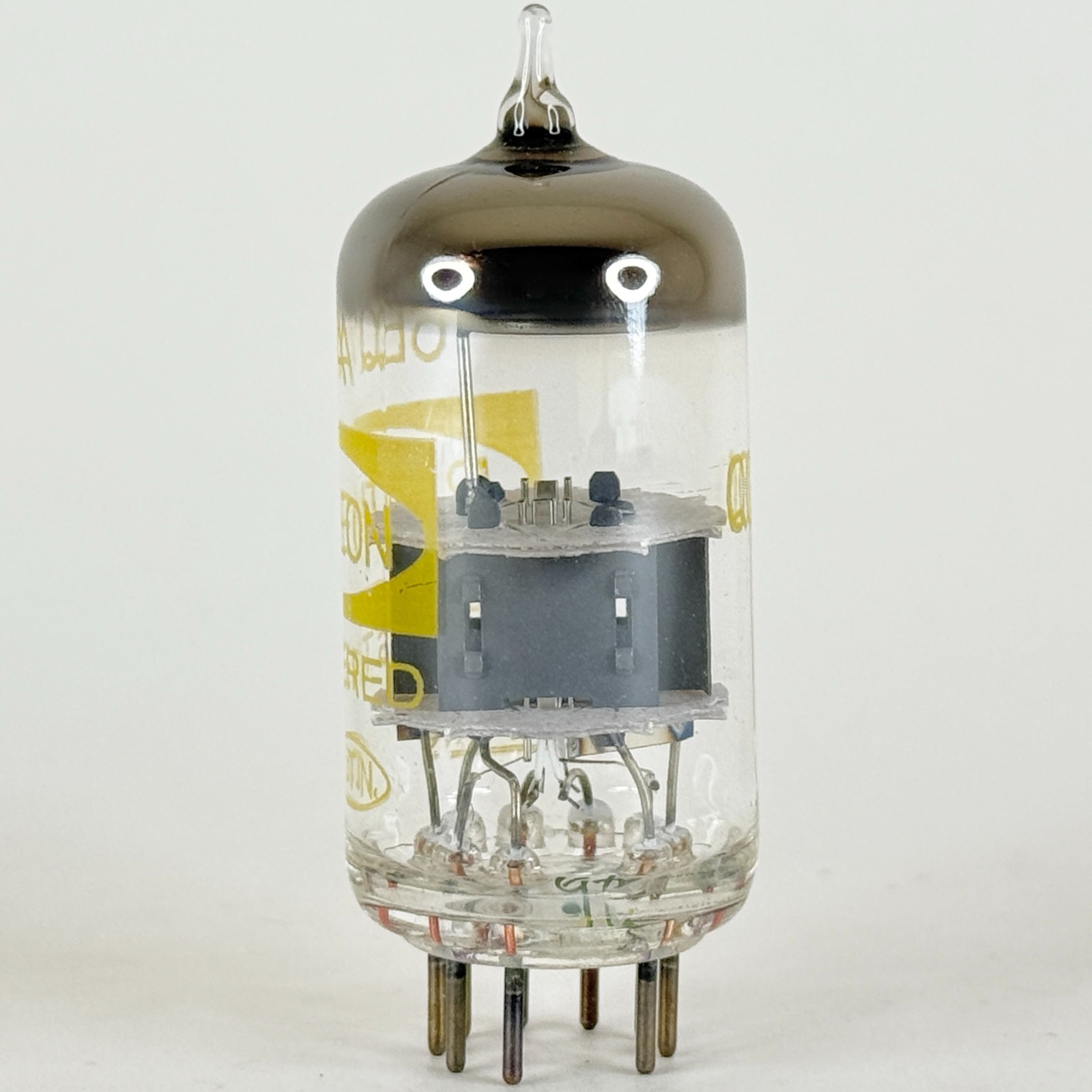 (1) Tested Raytheon 6BQ7A Tube with Box Japan Code Q08 6BQ7 A Twin Triode Tube