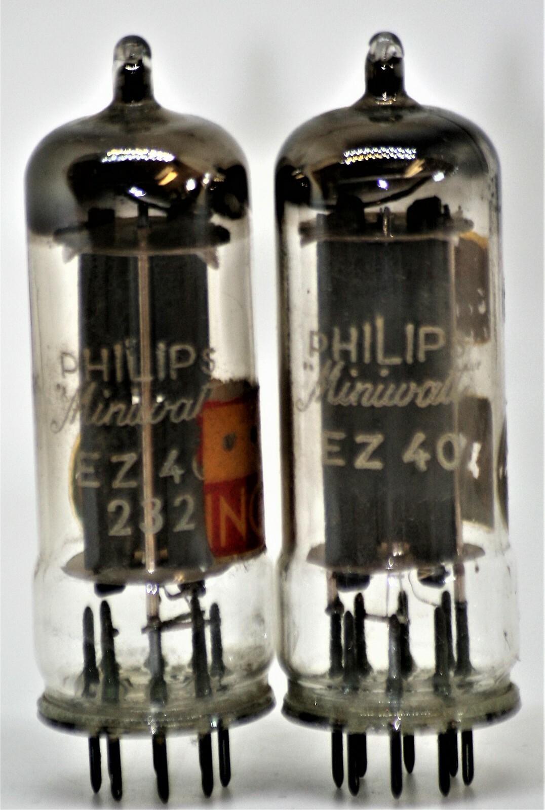 EZ40 VALVOLA RECTIFIER PHILIPS ITALIA TUBE VALVE VALVOLE RADIO V61 6BT4 66KU X2