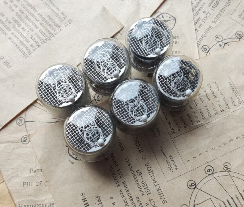 IN-4 x 6 set Nixie Tube NEW NOS (KZ Seller)