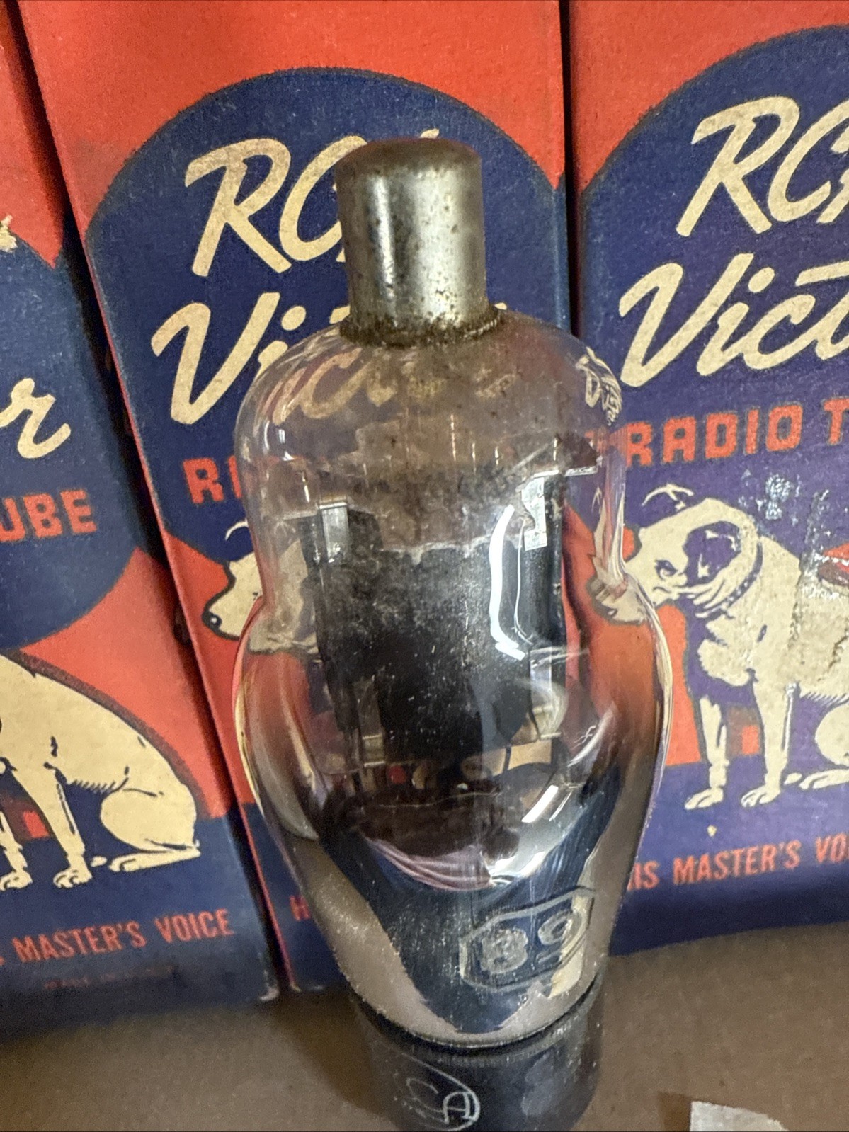 Lot Of 2: RCA Victor Type 89 Tube New Old Stock In Original Box