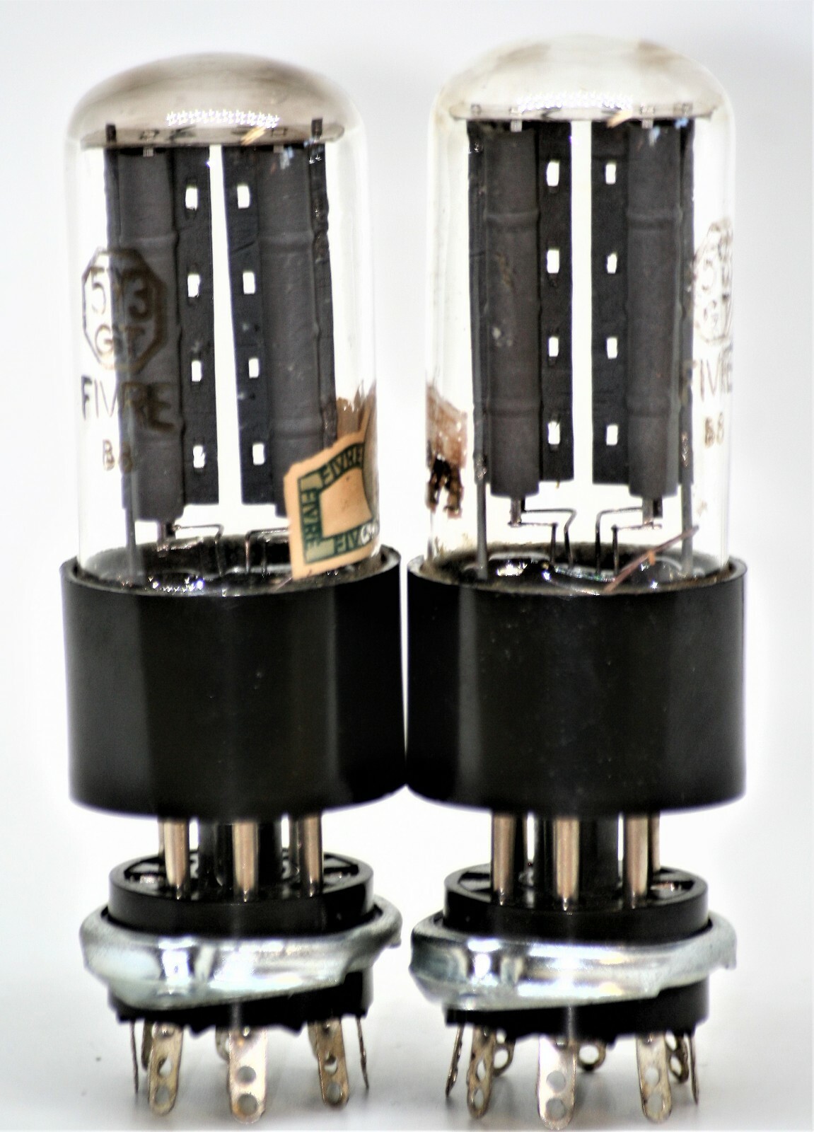 5y3 GT valvola RECTIFIER FIVRE ITALIA tube valve valvole radio U50 5Y3Gt R52 80