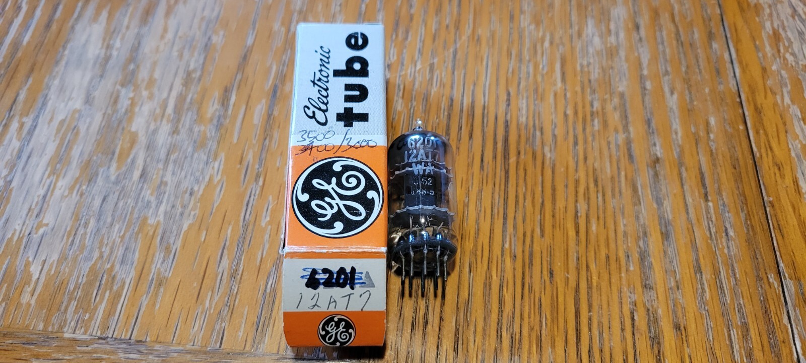 GE NOS 6201 12AT7WA Vacuum Tube Tested