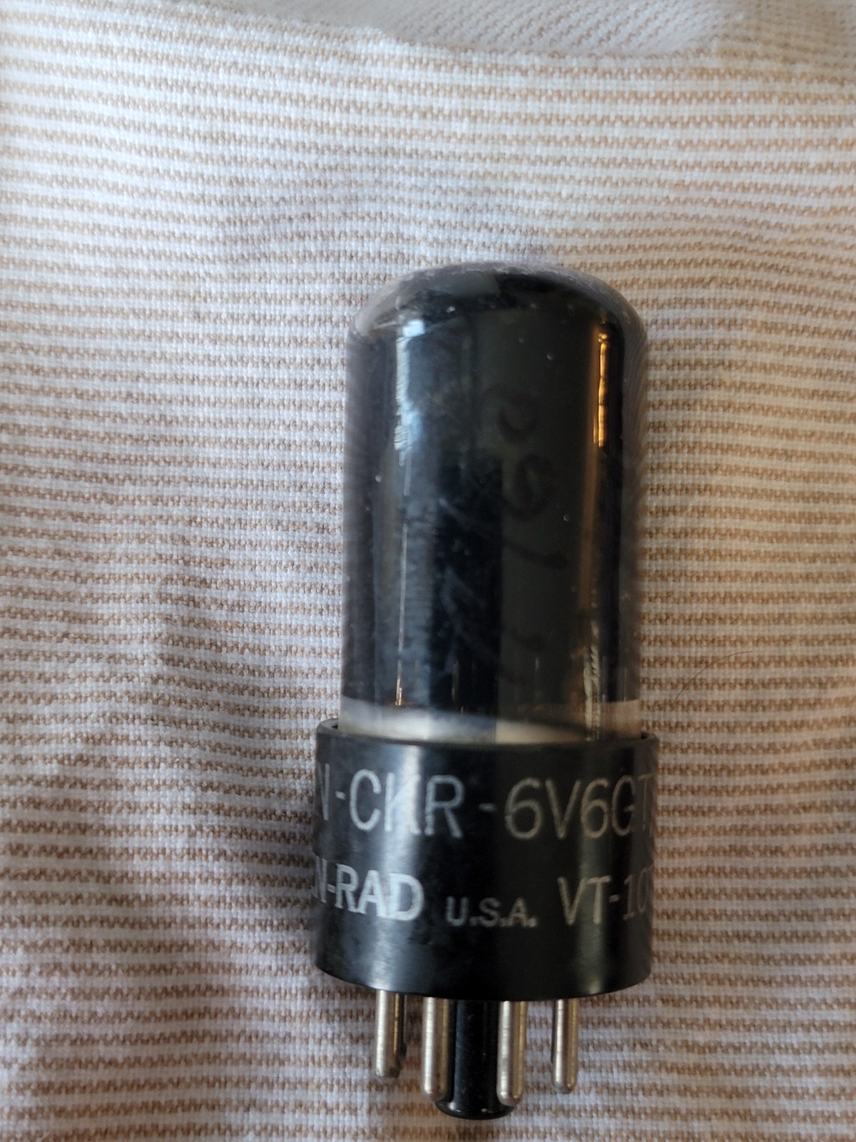 Used JAN-CKR-6V6-GT/G VT-107-A KEN-RAD Vacuum Tube 110/70