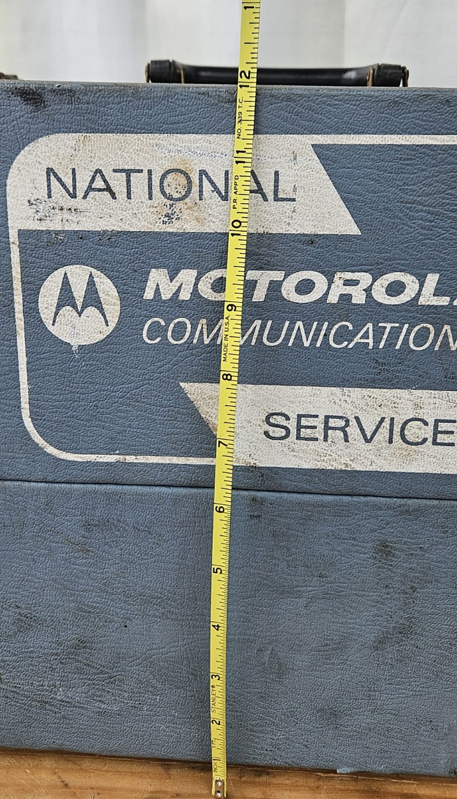 Vintage MOTOROLA Communications National Service Repair Man Tool Box