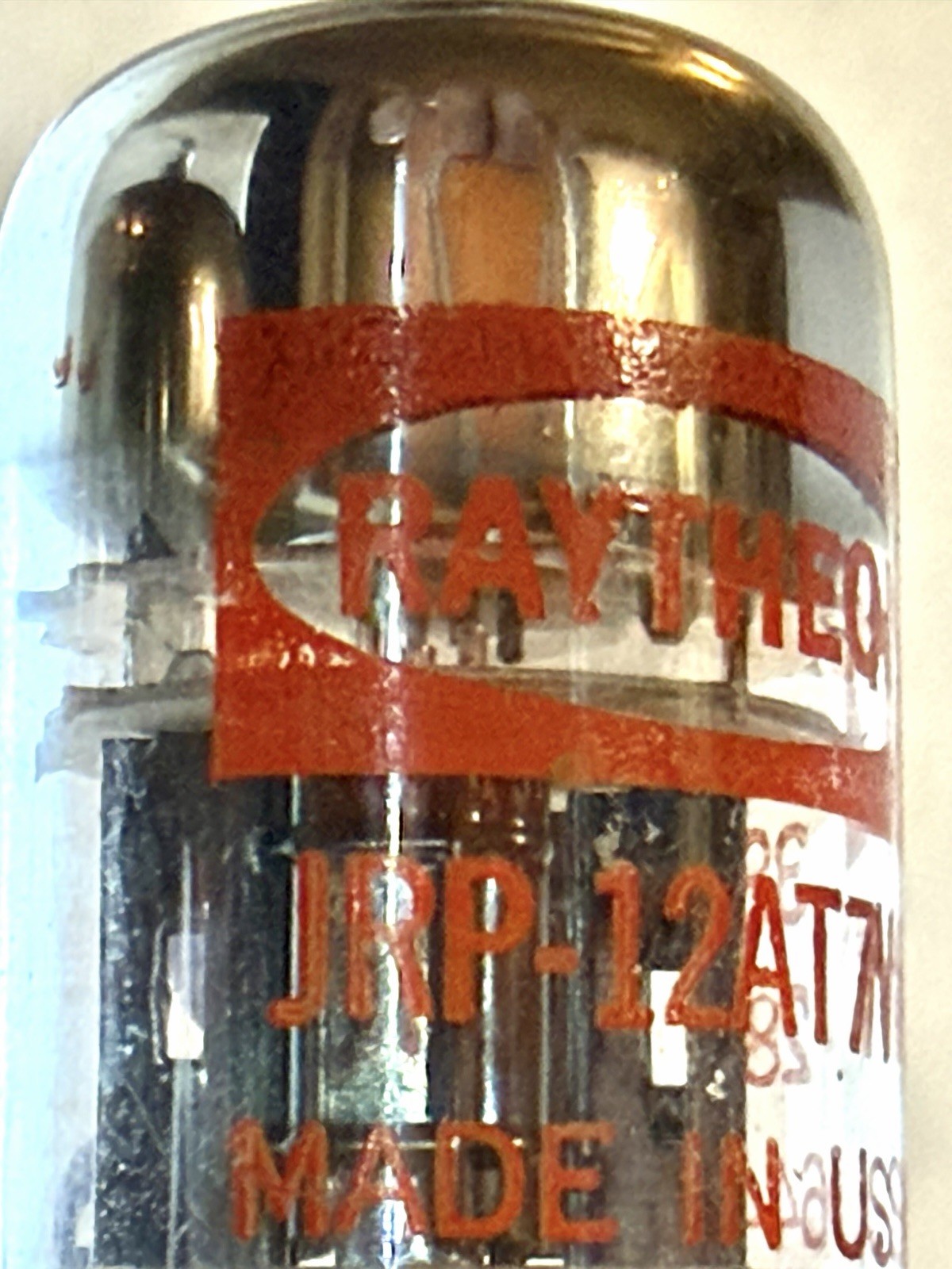 (1) 1964 JRP-12AT7WA Tubes TRIPLE MICA Mil-Spec Low Noise Fisher 400 Fender Amps