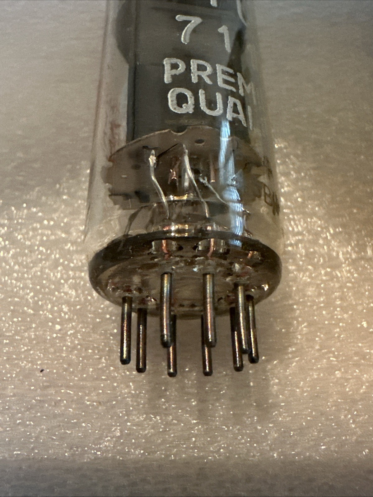 Vintage Amperex PQ 7119 E182CC Vacuum Tube | Made in Holland Heerlen Δ5 8B 1968