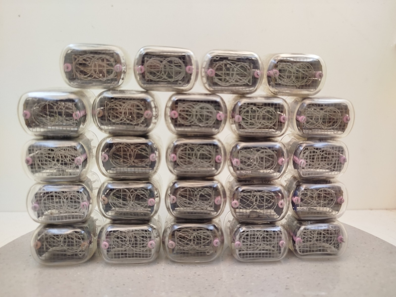 IN-12 x 24 pcs. – NEW in12 – Set Nixie Tubes for Clock – Tube Tested – USSR rare