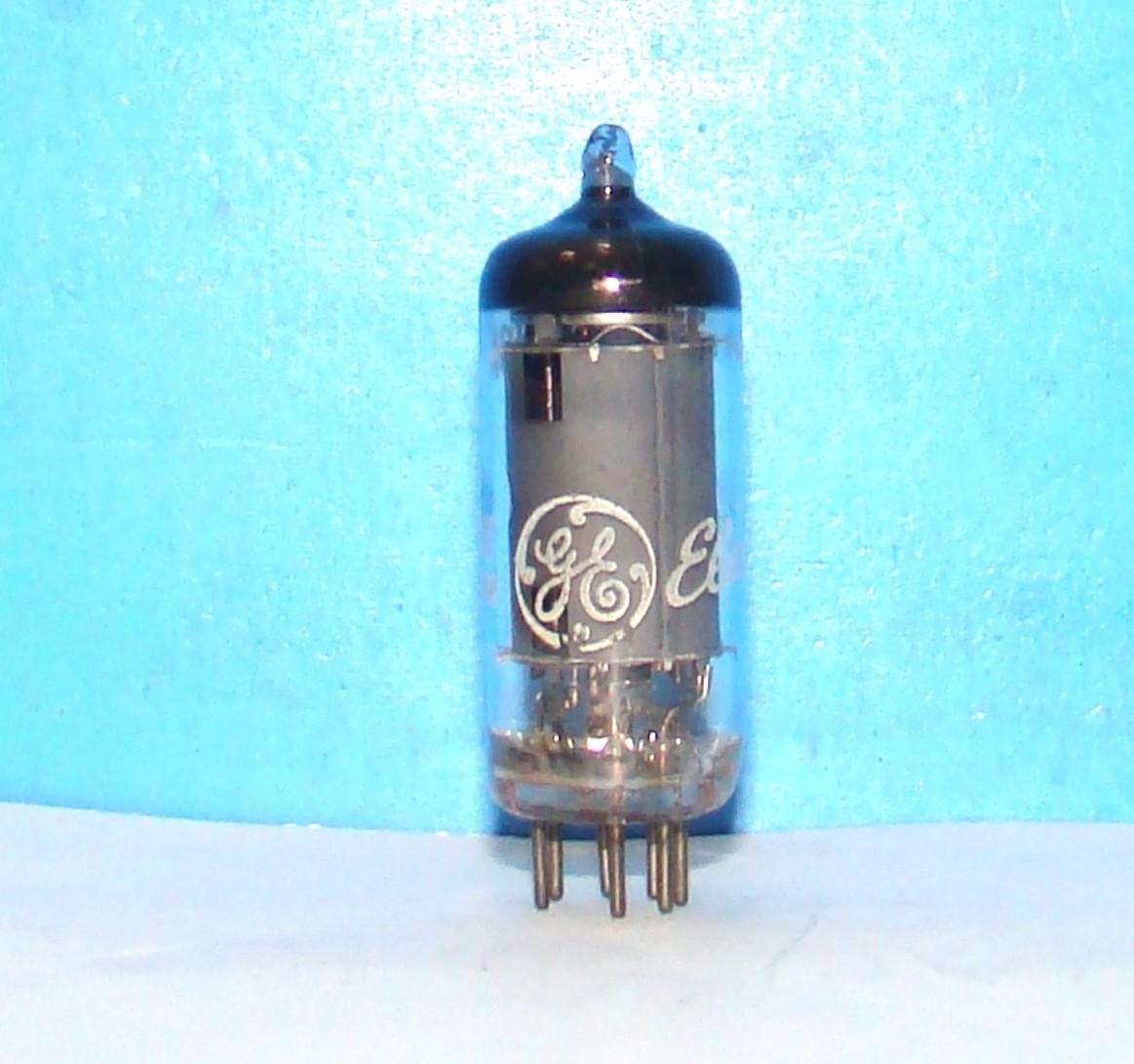 EF94 6AU6 GE radio audio amplifier vintage vacuum tube valve Gt. Britain 6AU6A