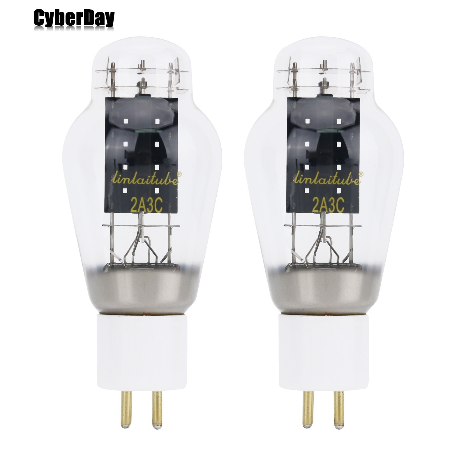 2PCS LINLAITUBE 2A3C Vacuum Tubes Hifi Electronic for Shuguang PSVANE 2A3 Tubes