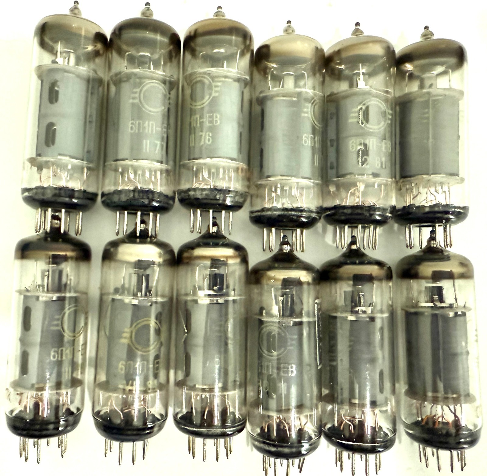 50pcs 6P1P-EV 6П1П-ЕВ Svetlana Vacuum Tubes — New NOS