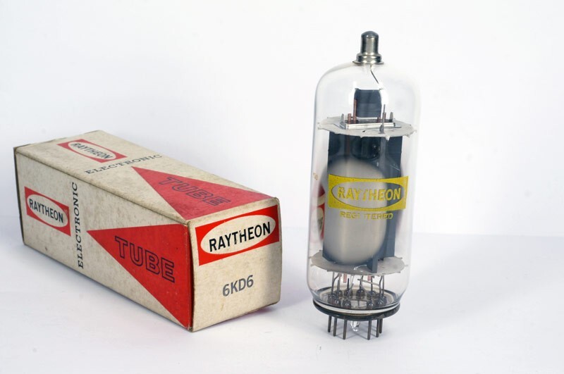 6KD6 RAYTHEON NOS Tube Röhre Lampe TSF Valvola Valvula Valve 진공관 真空管 电子管