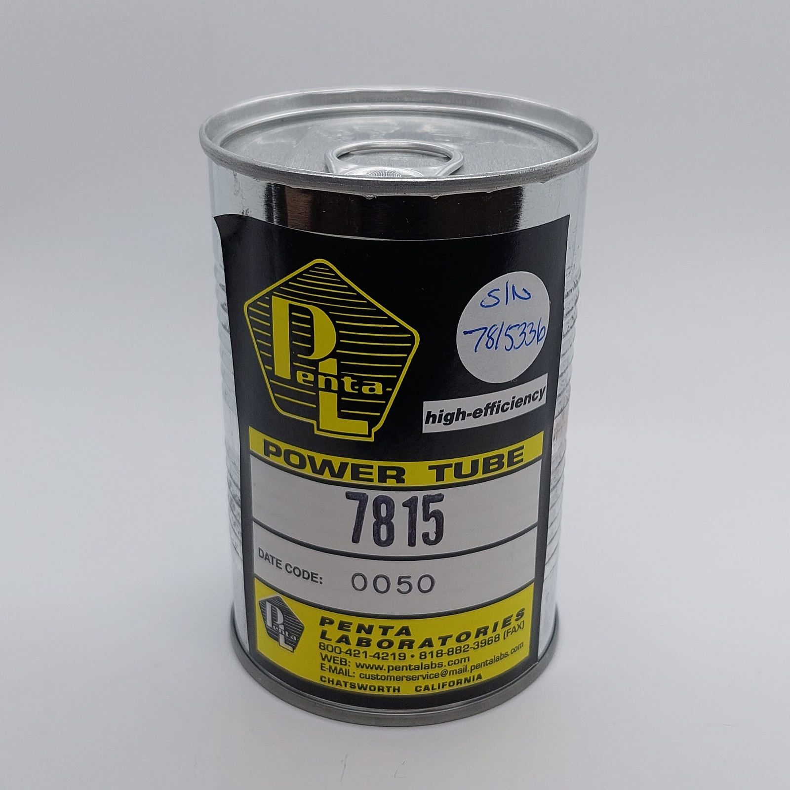7815 PENTA USA PLANAR TRIODE NOS BOXED VALVE TUBE