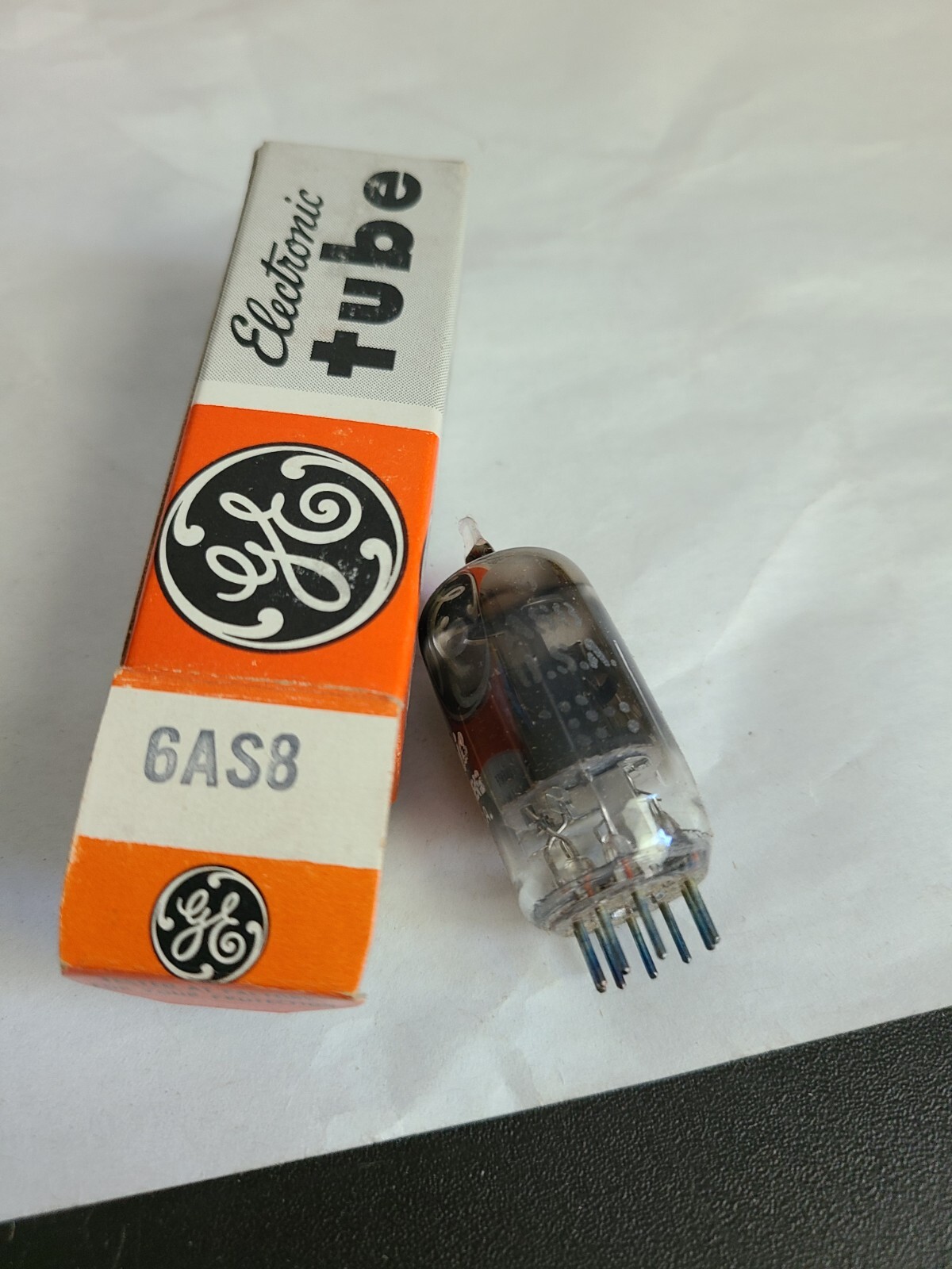 Lot 10 GE Electronic Tubes w Boxes 6DE7, 6DT5, 6AS5, 6FH5 ETC