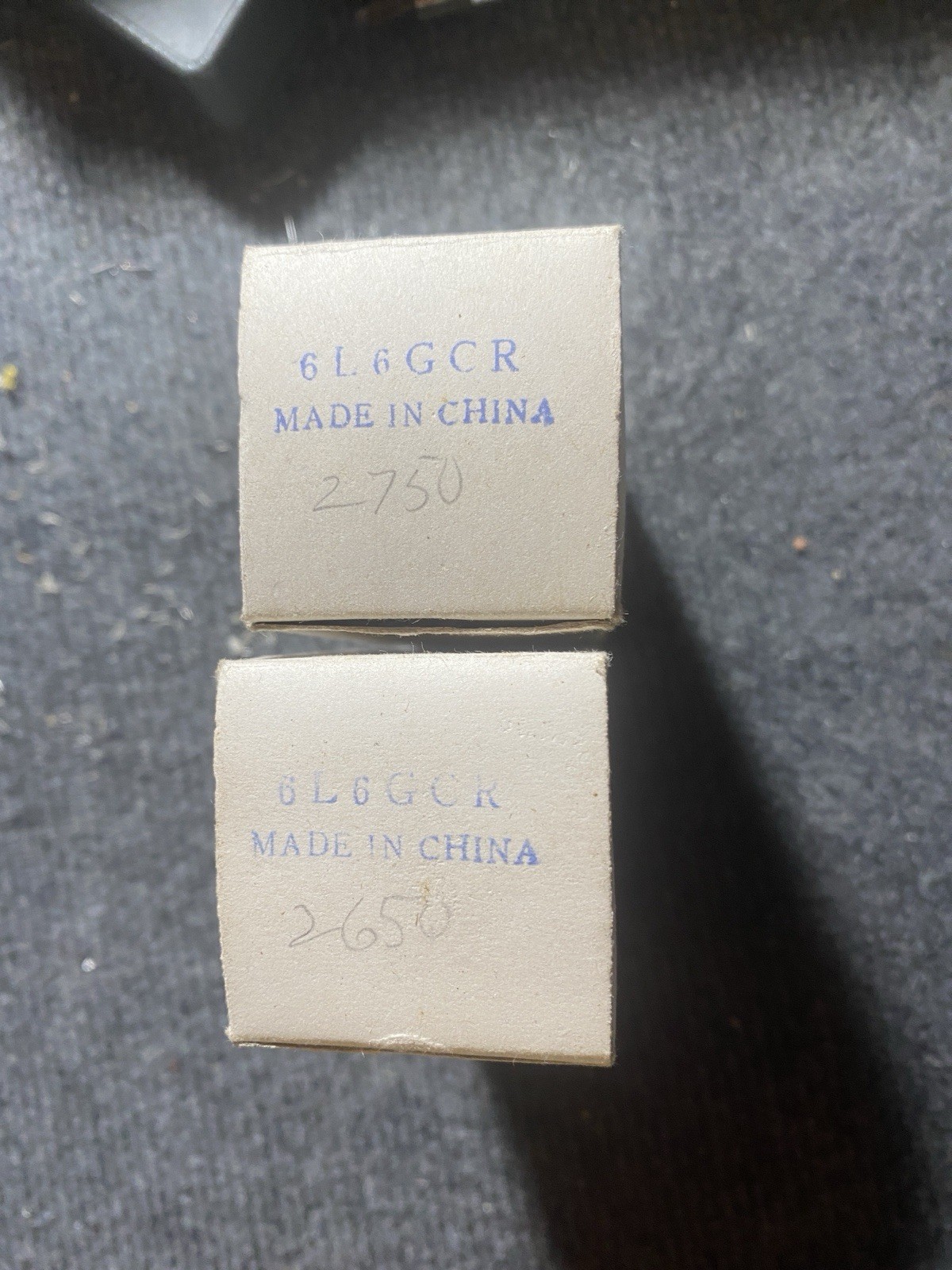 Maxi Matcher Matched Pair of Chinese 6L6GCR 6L6GC equivalent) Power Vacuum Tubes