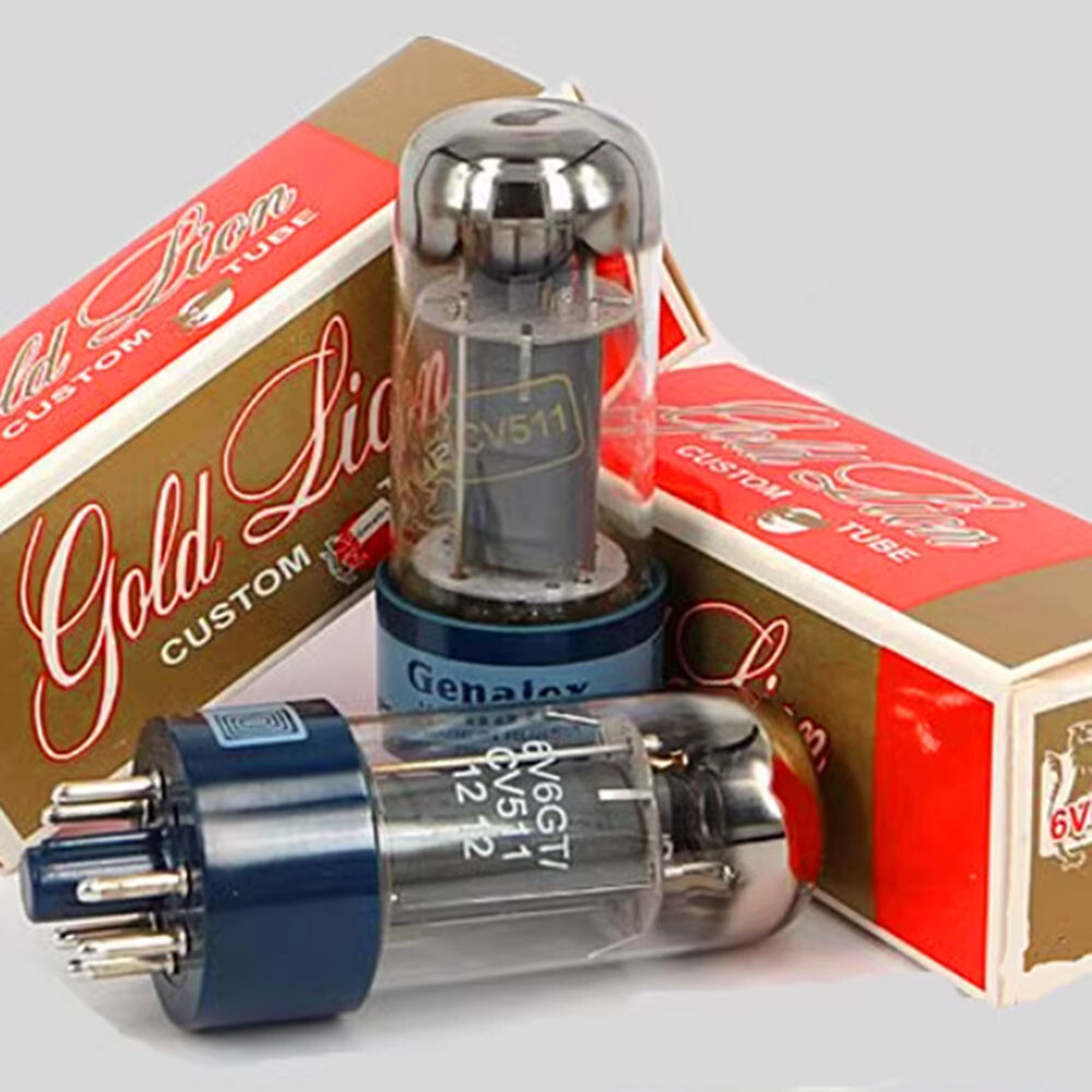 2pcs matched Audio Valve Vacuum Tube GOLD LION 6V6GT 6V6 Replace CV511 6P6P