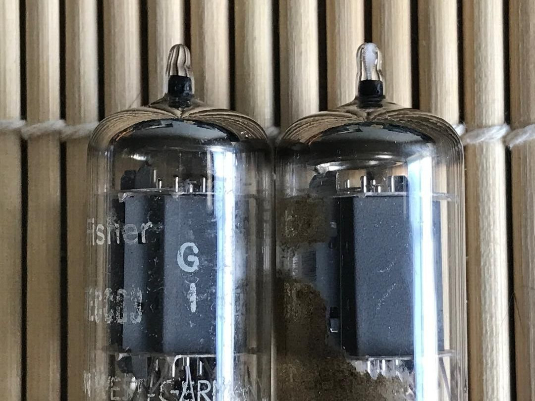 PAIR MATCHED TELEFUNKEN /THE FISHER ECC83 12AX7 TUBES TESTED NOS