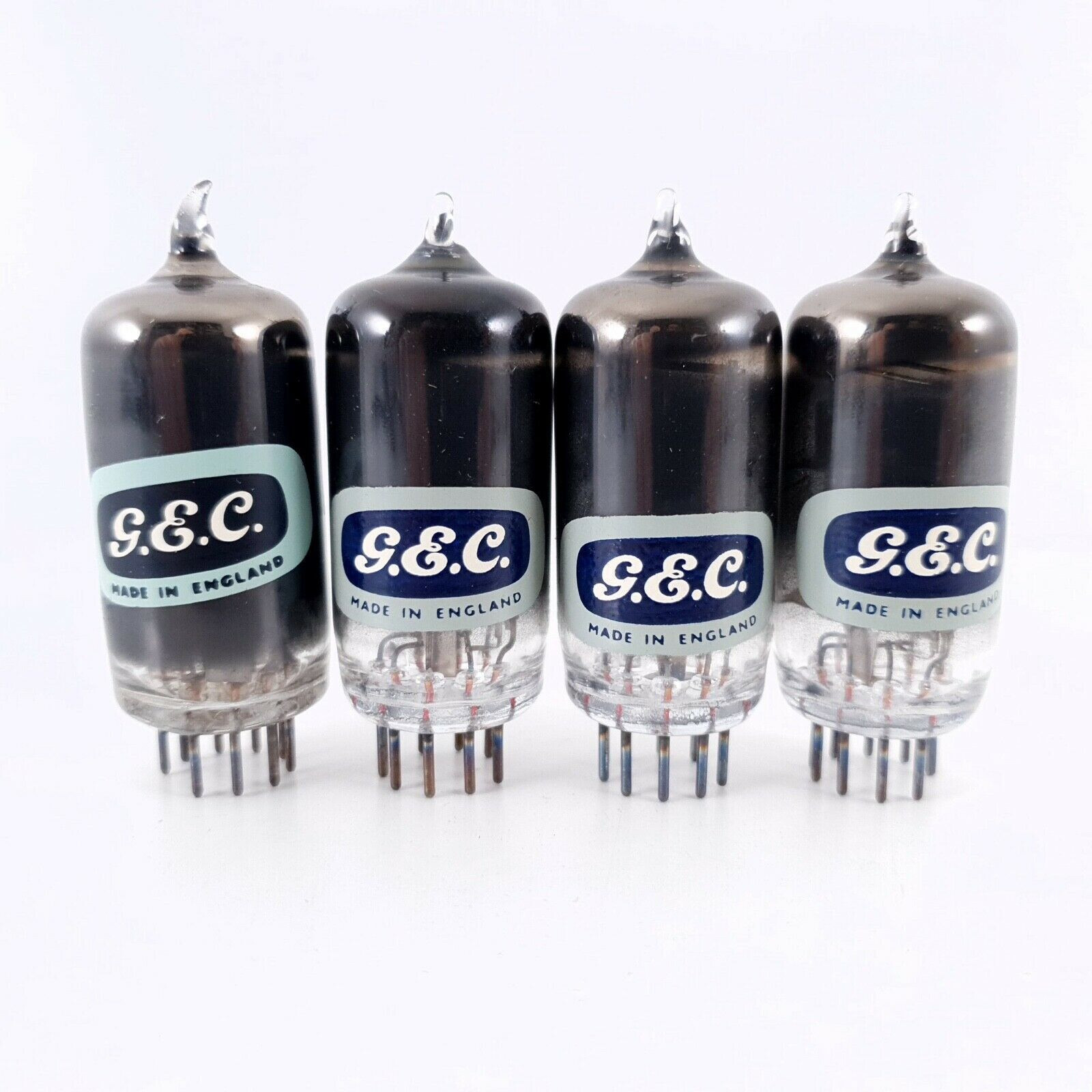 4 X Z759 / CV5060 GEC TUBE. 1960s PRODUCTION. SMOKED GLASS. AD ENA