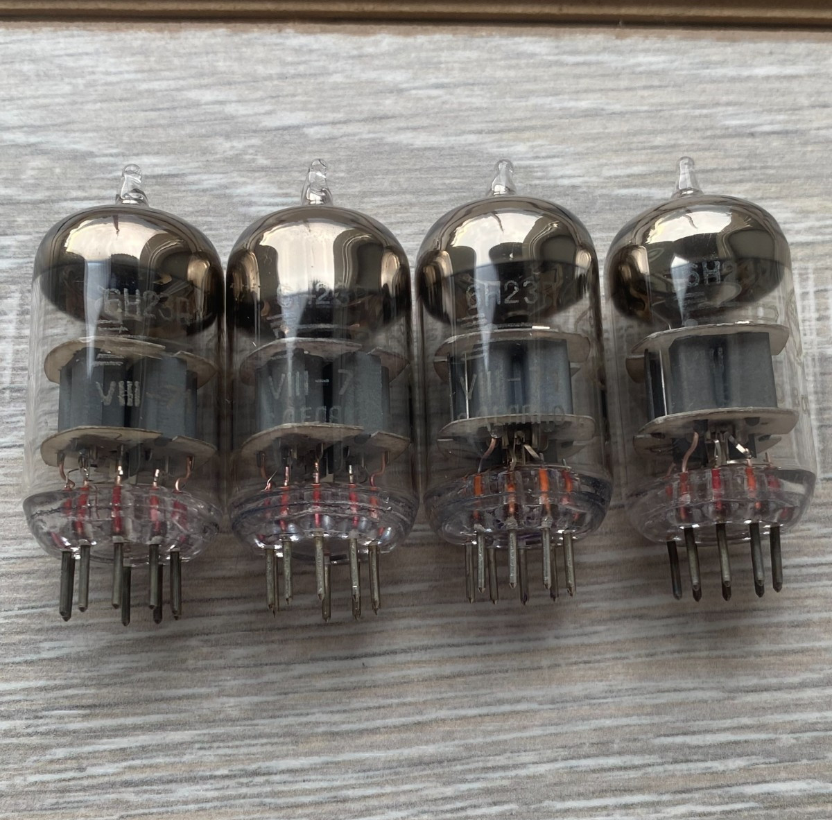 6N23P VOSKHOD MATHED QUAD getter on a wire gold grid NEW SAME DATE 8-1971 /6922