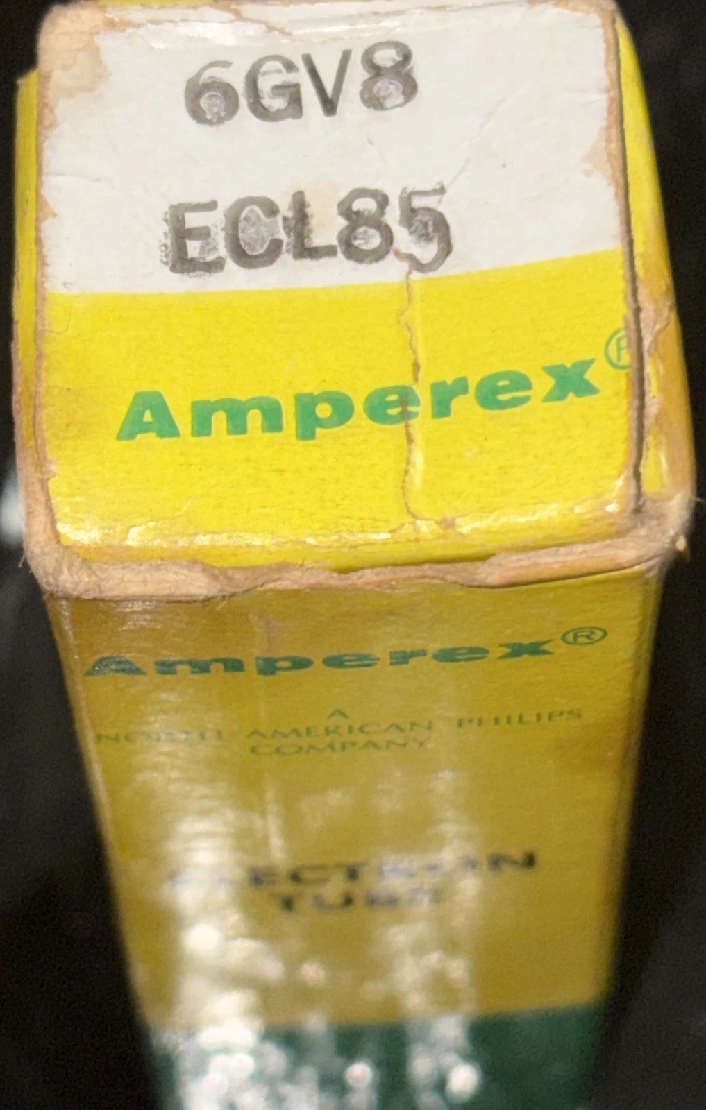 6GV8/ECL85 VERY RARE BRAZIL FACTORY Amperex IBRAPE Sao Paulo Tube Triode Pentode