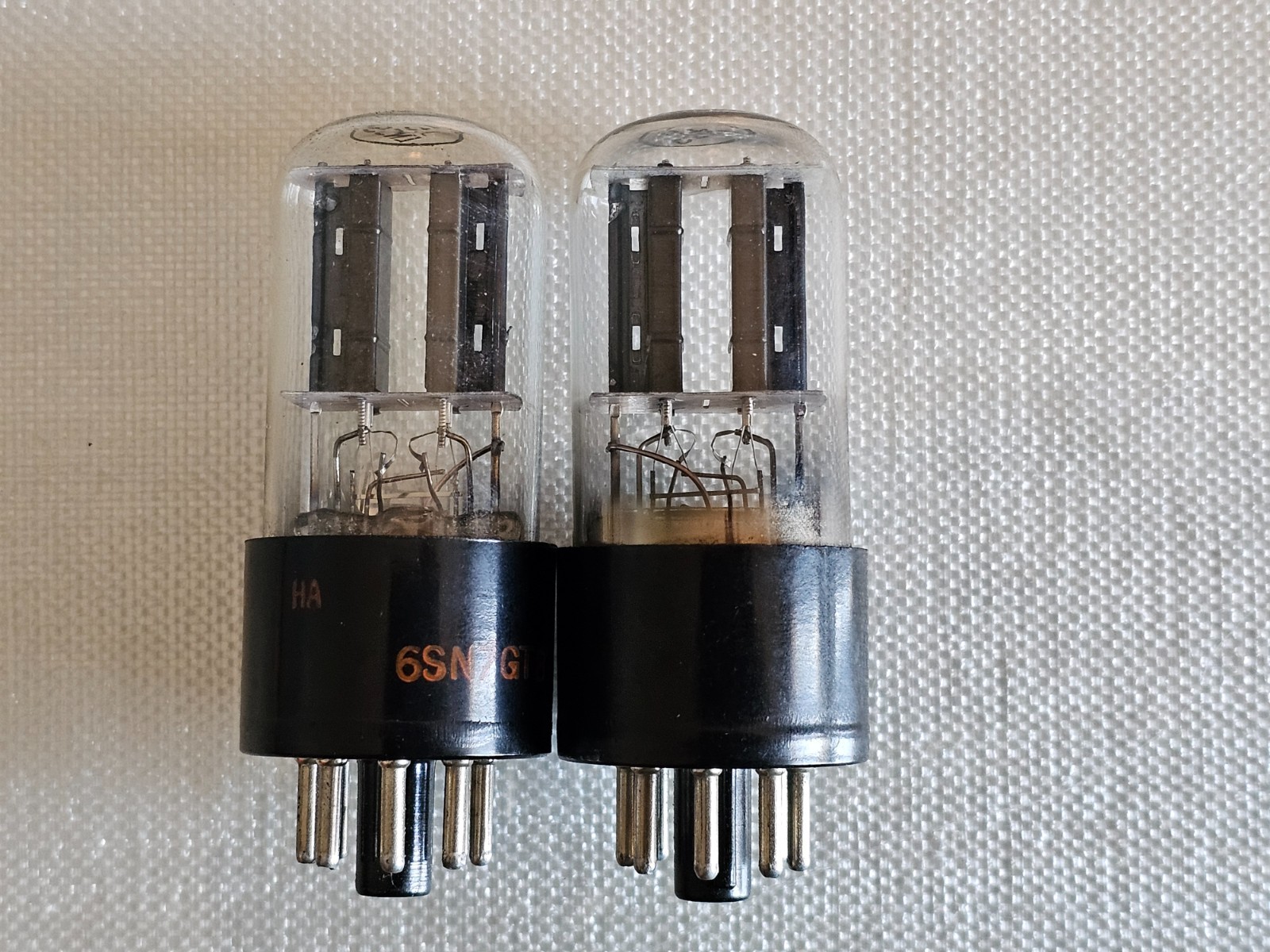 Set of 3 CBS 6SN7GTB & CBS Hytron 6SN7GT Vacuum Tube