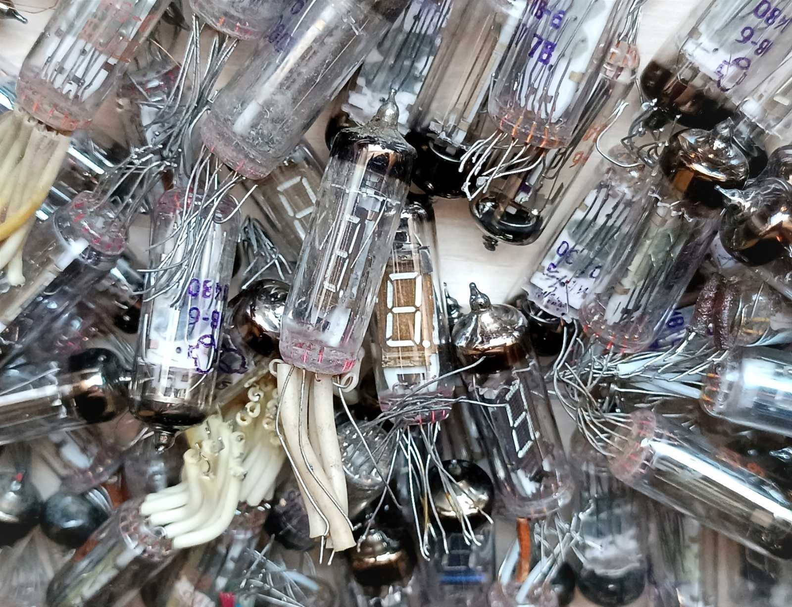 25 pcs IV-6 VFD Tube DIGIT DISPLAY NIXIE CLOCK luminescent indicator USED #2