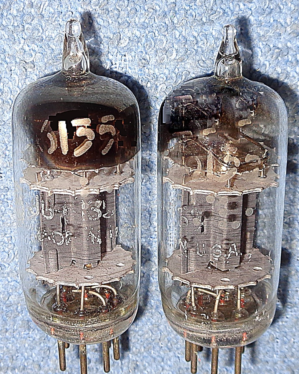 2 GE JG 6135 aka 6C4 Vacuum Tubes Ruggedized 1950’s Vintage 3-Mica Audio Triodes
