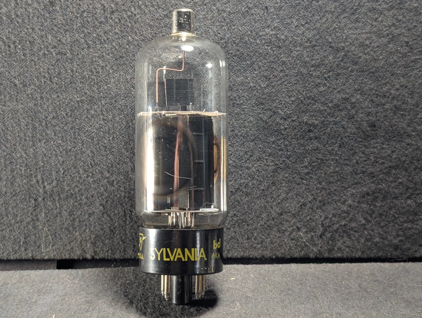 (1) Tested Sylvania 6CD6GA Tube with Box Date Code kc ACJ 6CD6 GA Power Pentode