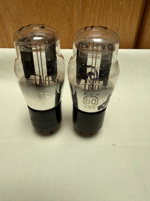 GREAT PAIR RCA Type # 80 RECTIFIER Audio Radio Vintage VACUUM TUBES J.8722