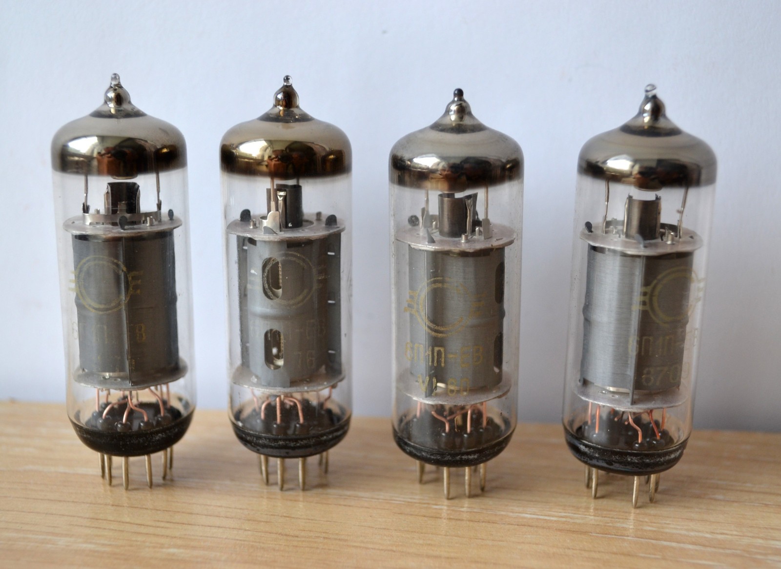 4pcs 6P1P-EV = EL90, 6AQ5 Tetrode Tube SVETLANA Soviet 1970-90’s USSR NEW