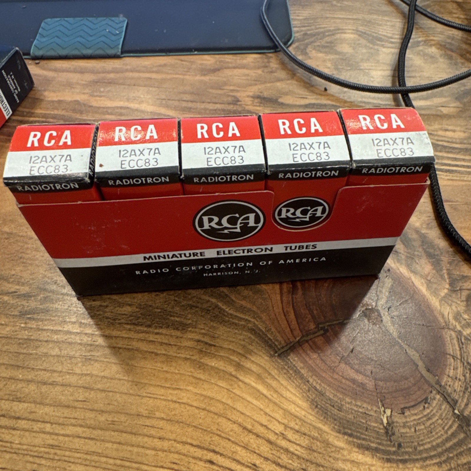 1 NOS RCA 12AX7A ECC83 12AX7 USA Amazing sound
