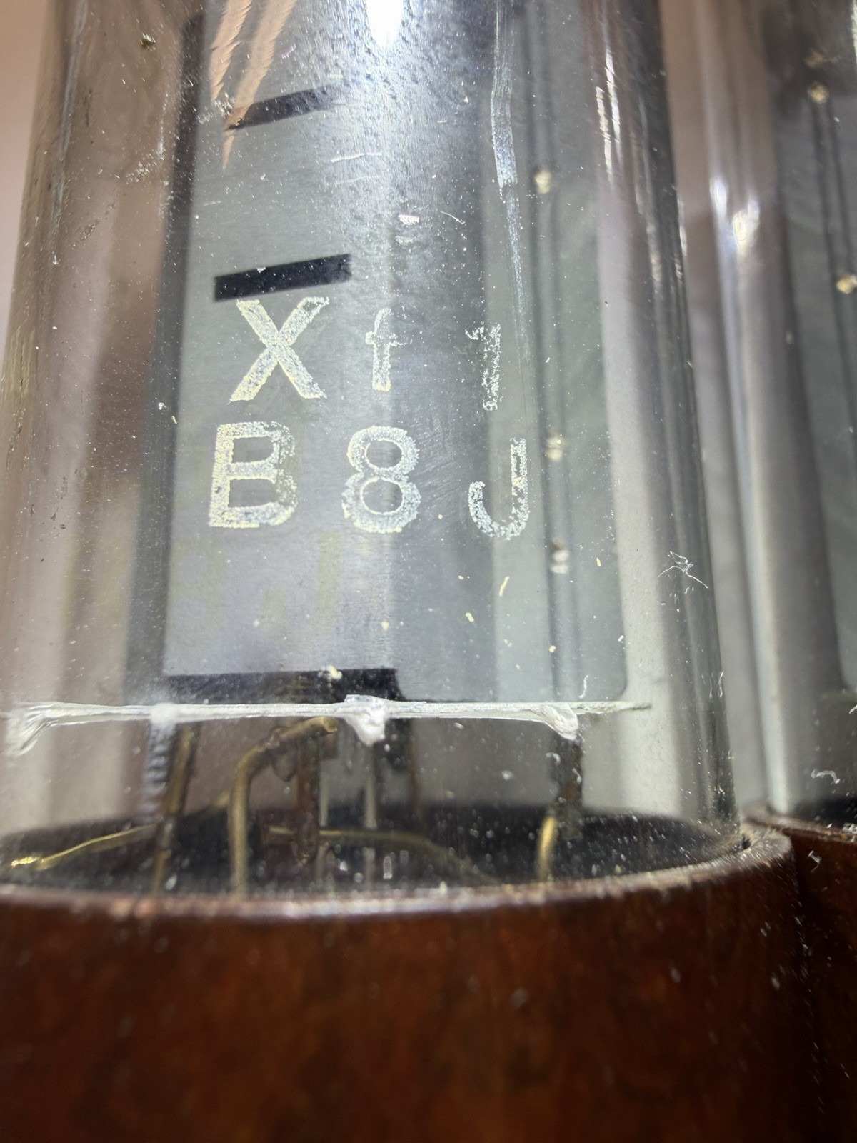 Beautiful 1958 Pair Of Mullard xf1 EL34 6CA7 Tubes TV7 Tested & Current Matched