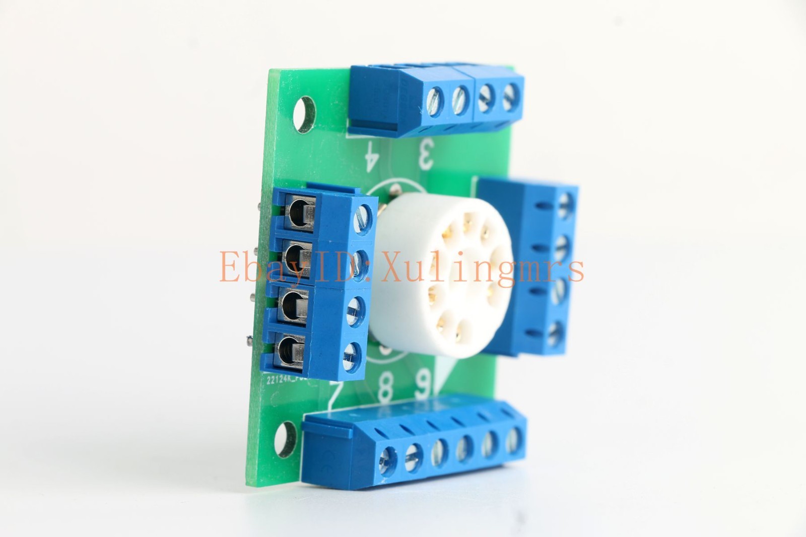 1*9Pin Gold B9A tube test breadboad for EL84 6922 12AX7 ECC83 12AU7 7199 6AN8