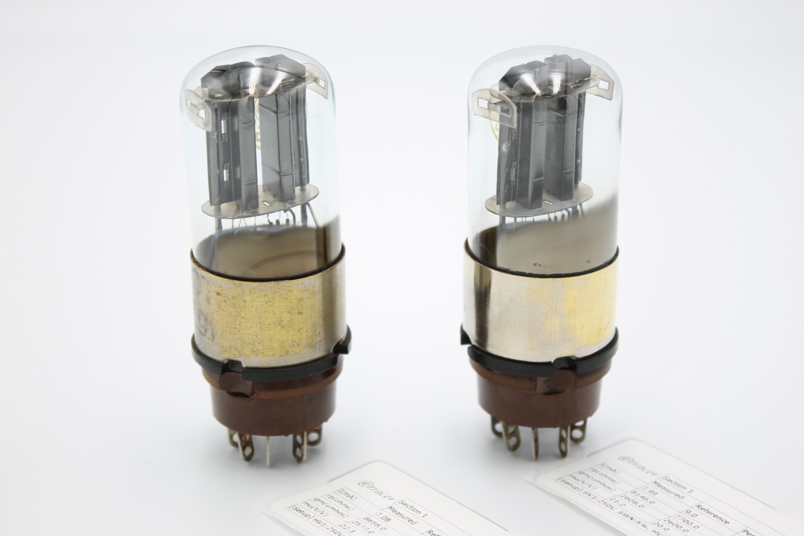 RARE Matched Pair 6N8M/6N8S/6SN7/1578/ECC32.MELZ.Etracer Tested.IV,IV-1950′.