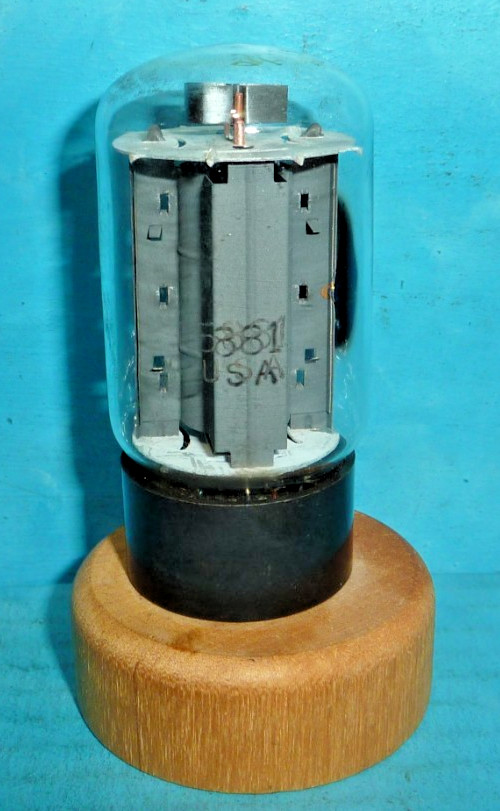 1 RCA 5881 6L6 Tube Grey Plates Halo Getter Tested