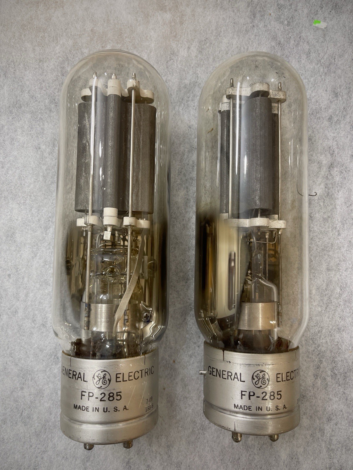 GE FP-285 211 VT-4-C NOS Tested Tightly Matched Pair Super Rare