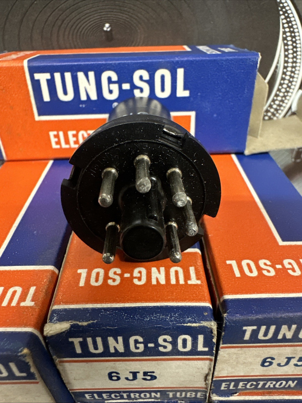 NOS 6J5 Vt-94 Tube Metal Audio Tubes Lot Of (7)