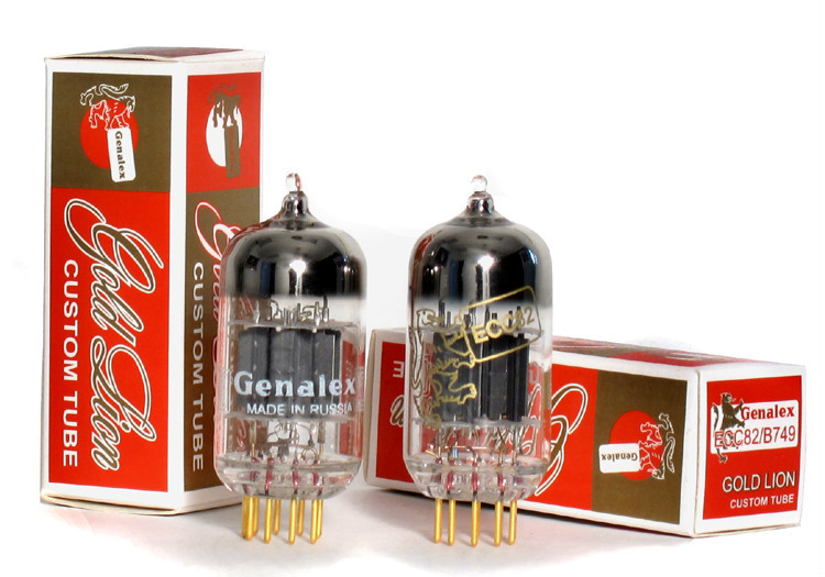 Genalex GOLD LION ECC83 12AX7 Amplitrex Super Platinum Matched Pair -Marantz