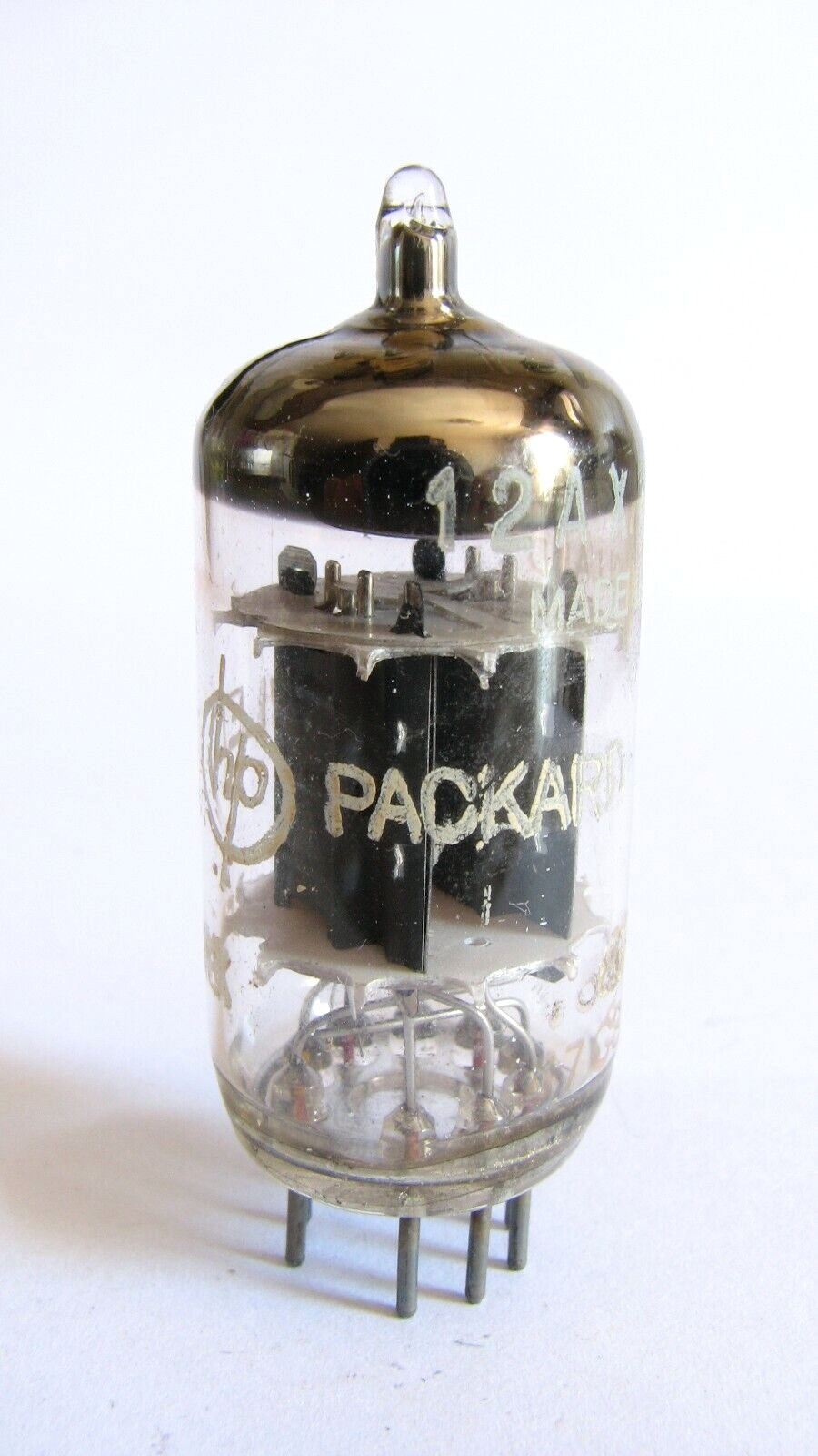 1967 Amperex/Hp 12AX7 ECC83 (12AX7A)Tube – Hickok TV7B tests @ 55/37, min: 32/32