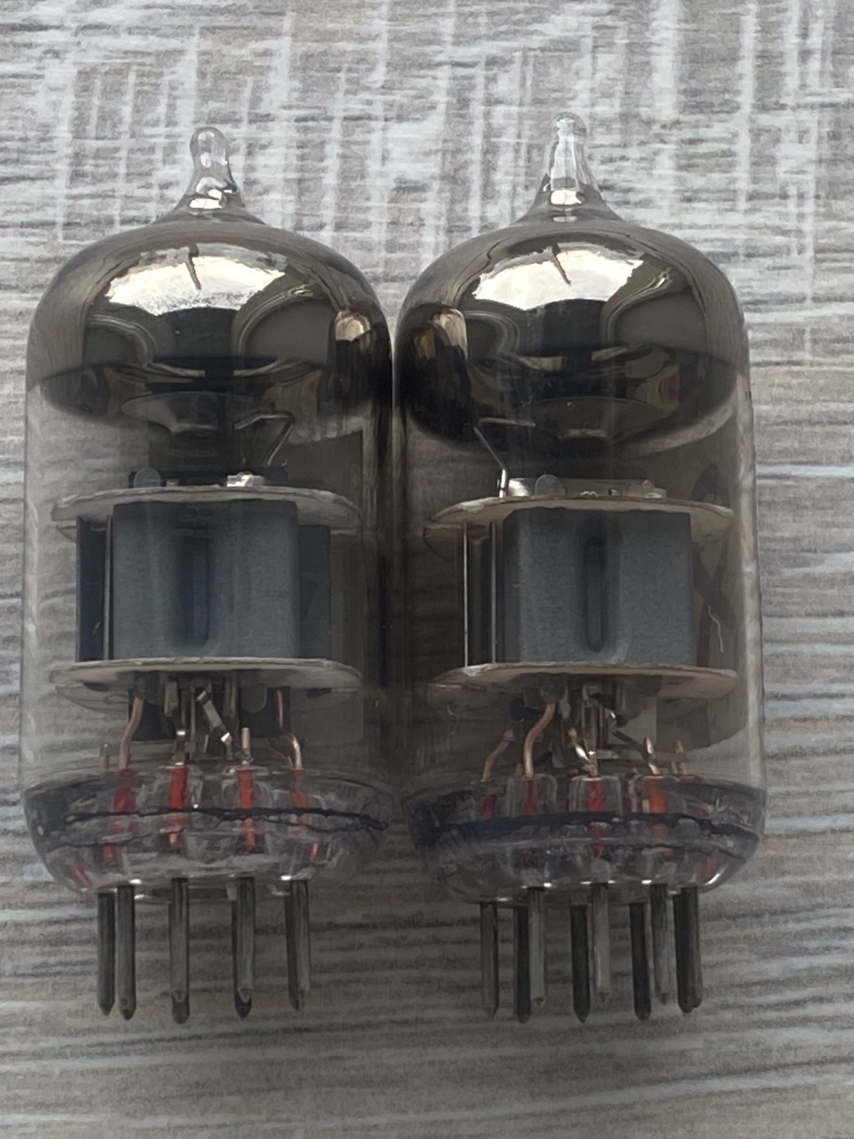 6N23P 2-1971 VOSKHOD MATHED PAIR Getter on a wire Gold Grid NEW /E88CC 6922