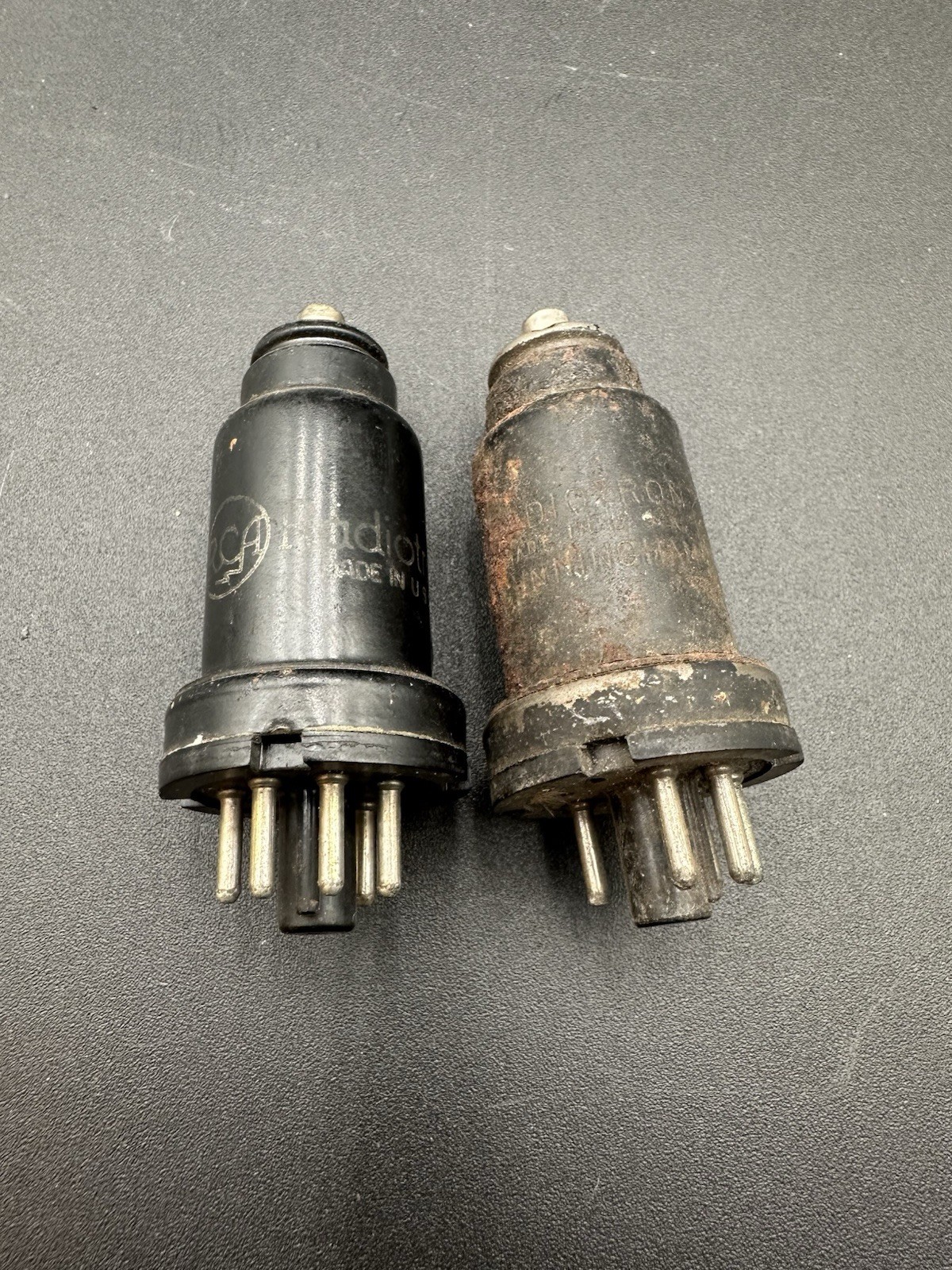 2 RCA Electron Tubes 6F5 Radiotron