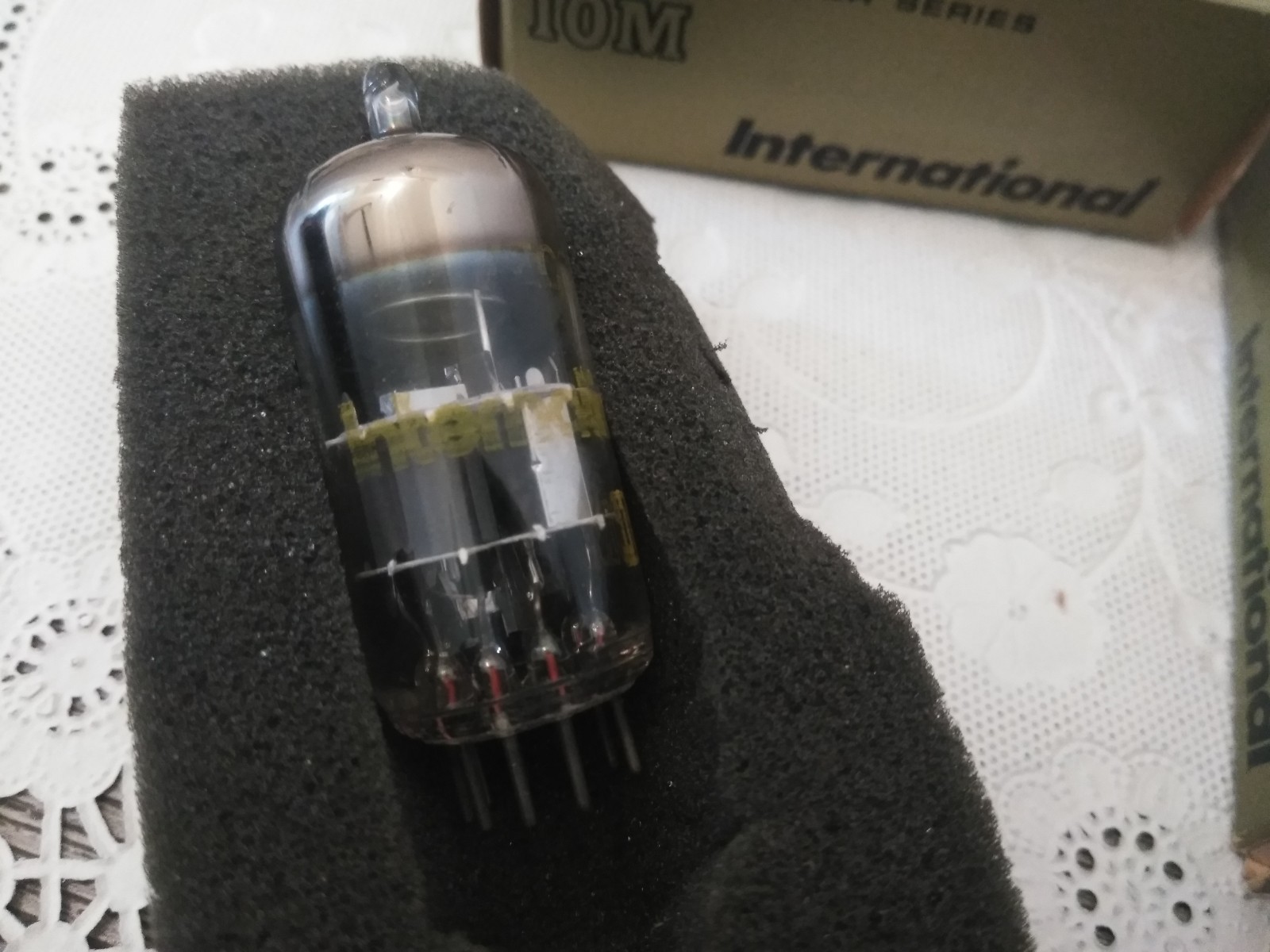 VTG. IEC international electronics corp. 6DJ8 ECC88 VACUUM TUBE (1) NEW