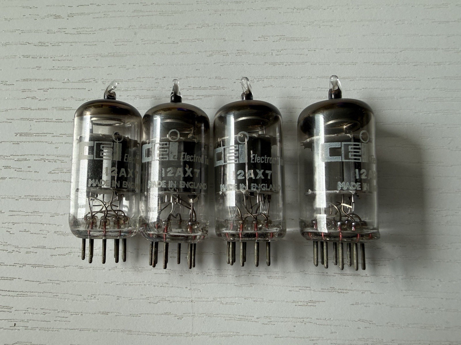 ECC83 CEi Matched Quad Tubes