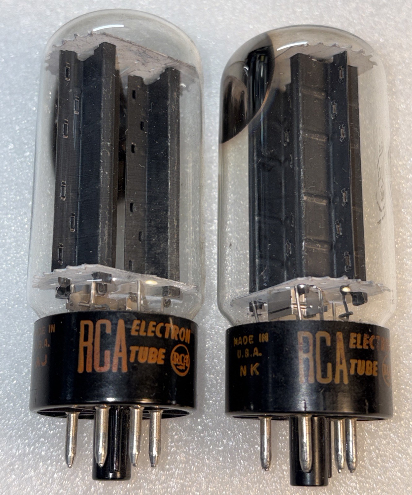 Pair RCA 5U4GB Rectifier Tubes Tested Strong
