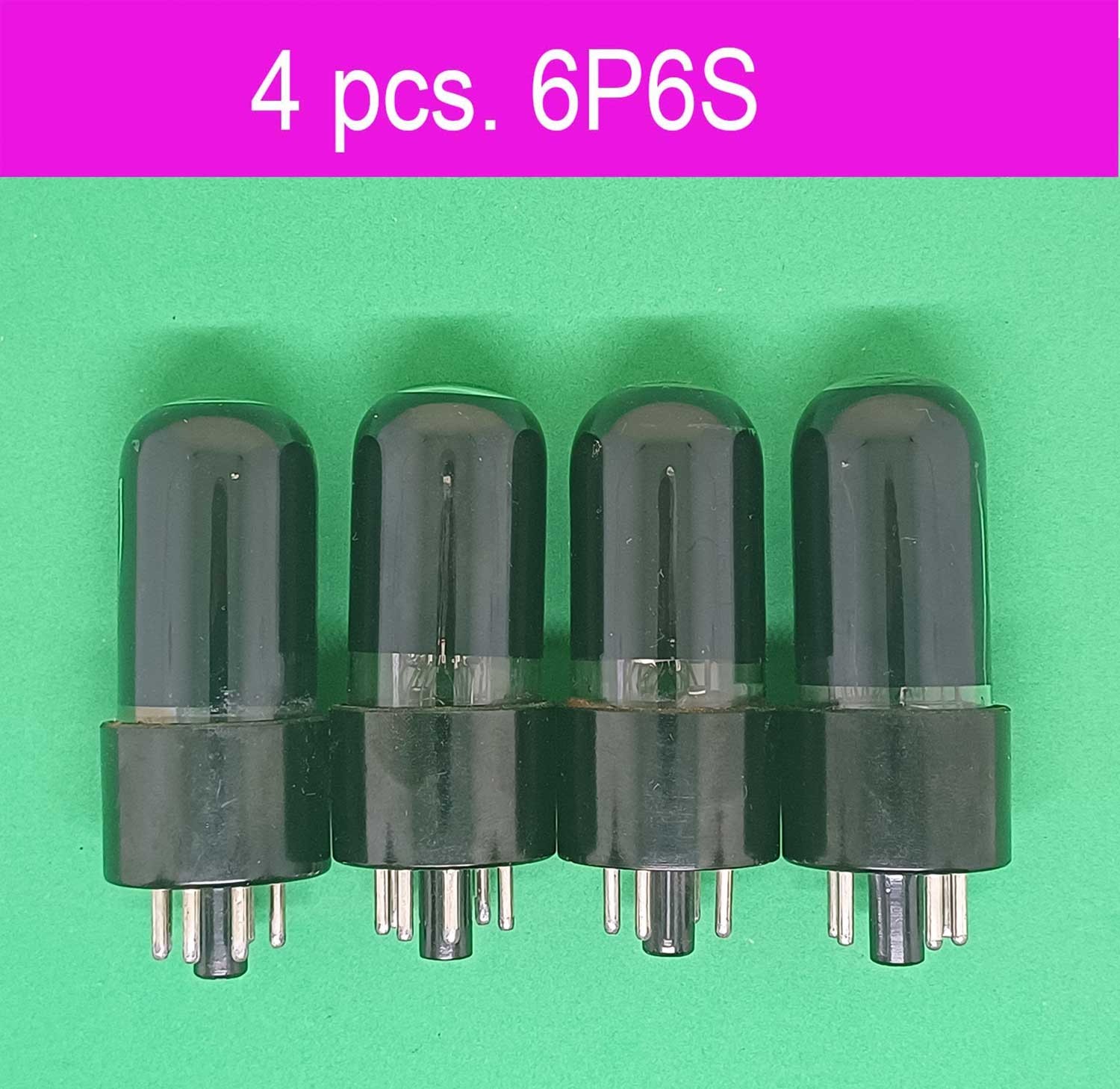 4 pcs IN LOT x 6P6S= 6V6GT / 6AY5 / 587 vintage TUBES USSR -FREE SHIPPING