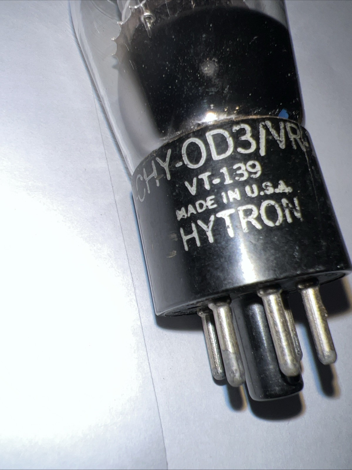 WWII JAN CHY OD3 VR150 Vacuum Tubes NOS Hytron Tested