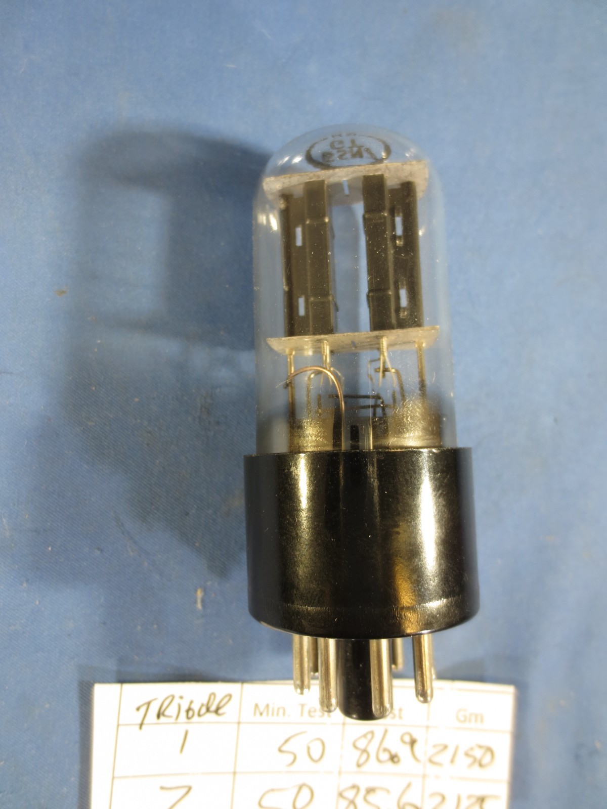 CBS Hytron 6SN7GT Tube Tested Very Strong & Balanced (TESTED W/ TV-7D/U)
